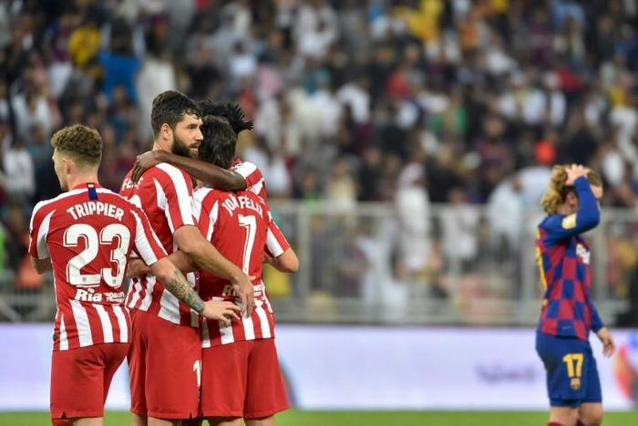 Atletico Madrid will face Real Madrid after beating Barcelona 3-2 in the semi-finals on Thursday.