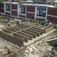 Workers build new graves in a cemetery in Guayaquil, Ecuador, on April 12 2020