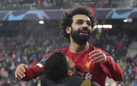 Panic over: Mohamed Salah's goal gave Liverpool breathing space in Salzburg