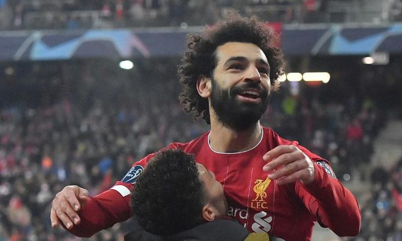 Panic over: Mohamed Salah's goal gave Liverpool breathing space in Salzburg