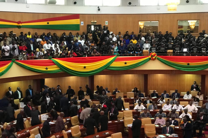 SONA 2020: Minority walks out of Akufo-Addo's 4th State of the Nation Address