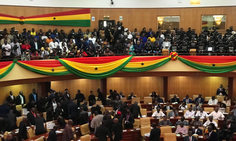 SONA 2020: Minority walks out of Akufo-Addo's 4th State of the Nation Address