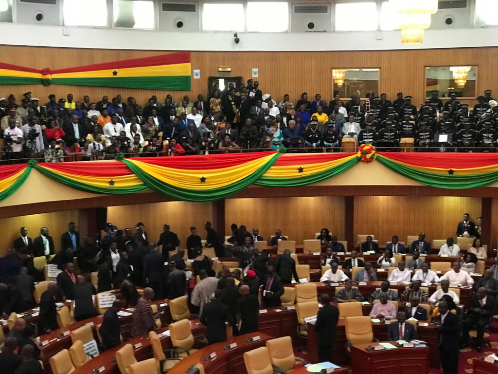 SONA 2020: Minority walks out of Akufo-Addo's 4th State of the Nation Address