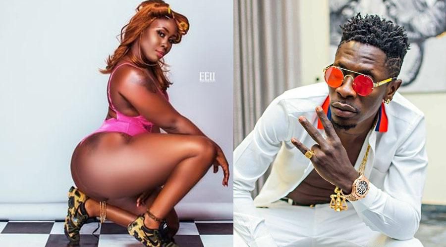 Shatta Wale and Ginger Goddess