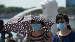 Singapore has clazmped down on visitors from China in a bid to stop the spread of the coronavirus, but will allow the countries airforce to take part in a popular air show