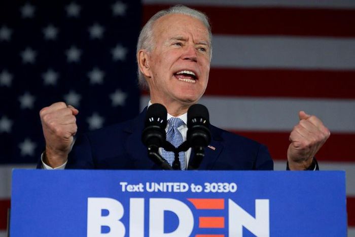 Democratic presidential candidate Joe Biden hopes to capitalize on a blowout victory in South Carolina's primary