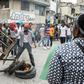 Demonstrations in the streets of Port-au-Prince in March 2019, demanding the removal of Haitian President Jovenel Moise