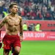 Roberto Firmino celebrates after scoring the goal that won the Club World Cup for Liverpool