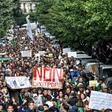 Algerians hold an anti-government demonstration in the capital Algiers rejecting a December 12 presidential vote