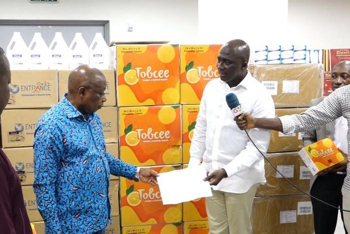 Covid-19: Tobinco Pharmaceuticals donates GHS251,000 worth of medical supplies to MOH
