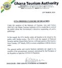 Statement from Ghana Tourism Authority