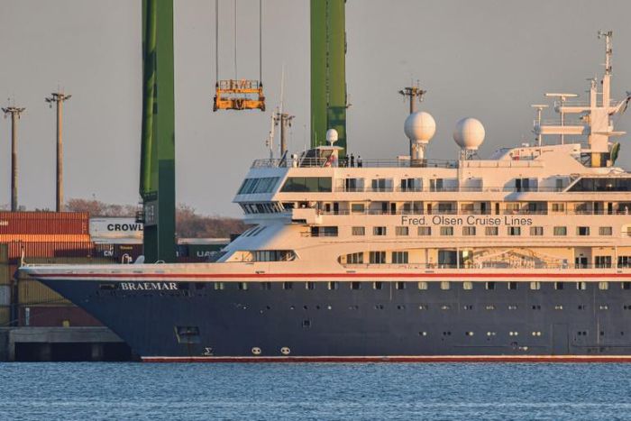 Cuba agreed to allow British cruise ship MS Braemar to dock for "humanitarian reasons" --  it has five confirmed cases of the new coronavirus onboard