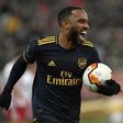 Alexandre Lacazette scored the only goal in the first leg in Greece