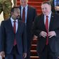 US Secretary of State Mike Pompeo (R) and Ethiopian Prime Minister Abiy Ahmed discussed Ethiopia's upcoming elections