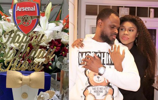 Becca and husband Dr Tobi