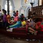 More than 200 foreigners have been occupying the church after being removed from a UN office