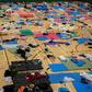 Protesters have been sleeping in a gymnasium at the beseiged PolyU campus in Hong Kong