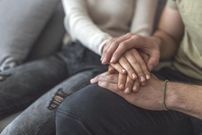 holding hands