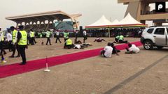 A skit on how Ghana's National Ambulance Service will respond to emergencies from now on.