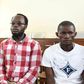 Tanzanian journalist Erick Kabendera (C), seen here in an earlier court appearance, was released after he pleaded guilty