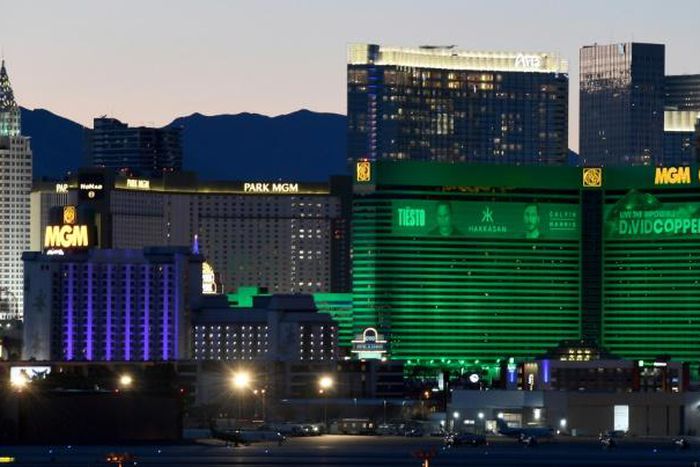 The MGM Grand Hotel & Casino on the Las Vegas Strip is among those set to closer over the coronavirus pandemic