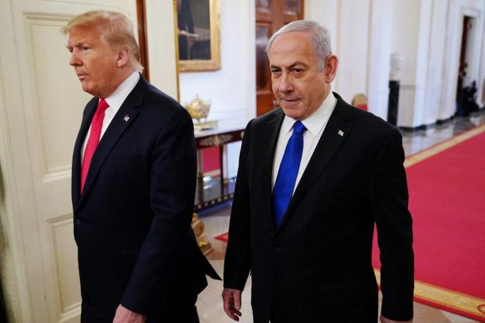 President Donald Trump was joined by Israeli Prime Minister Benjamin Netanyahu as he revealed key points of a peace plan already strongly rejected by the Palestinians