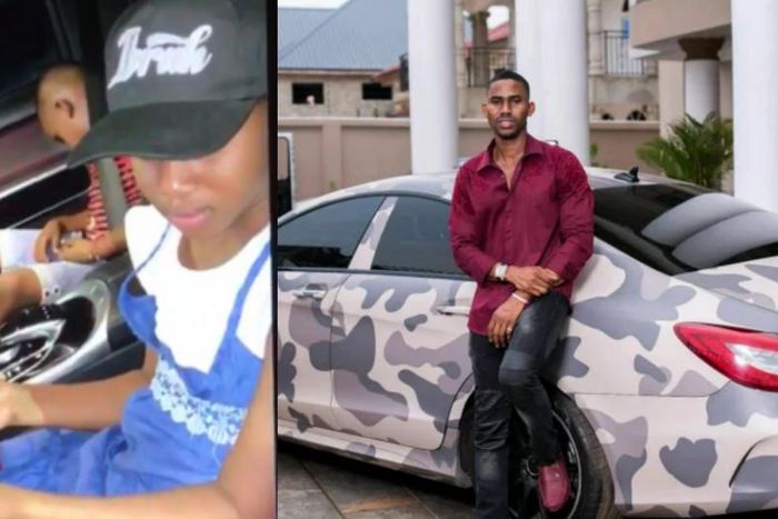 Ibrah One makes his underage daughter drive