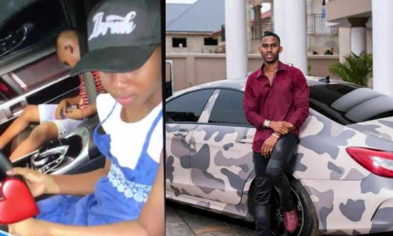 Ibrah One makes his underage daughter drive