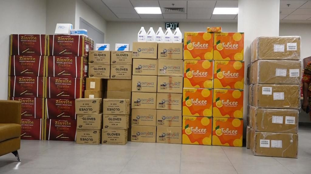Covid-19: Tobinco Pharmaceuticals donates GHS251,000 worth of medical supplies to MOH
