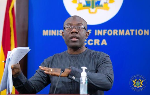 Information Minister, Kojo Oppong Nkrumah