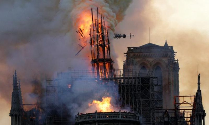 Notre-Dame lost its gothic spire, roof and many precious artefacts in an April blaze