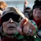 Some 10,000 women took part in the performance, according to Santiago officials