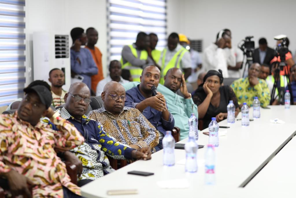 MPs visit completed Kumasi compost and recycling plant