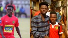 Kuami Eugene meets Kotoko wonderkid Mathew Cudjoe; crowns him the new Messi