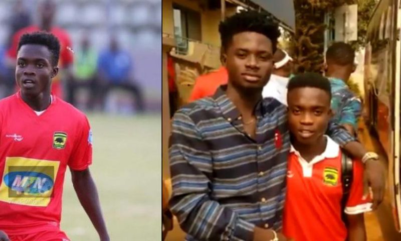 Kuami Eugene meets Kotoko wonderkid Mathew Cudjoe; crowns him the new Messi