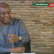 John Mahama during the live session