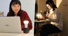 Single woman creates a light bulb that turns on automatically whenever couples break up