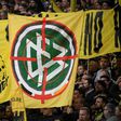 Dortmund supporters vent their feelings towards the German FA