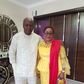John Mahama with wife Lordina