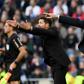 Making the point: Zinedine Zidane won the coaching battle with Atletico's Diego Simeone in the Madrid derby