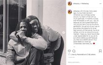 Screenshot of Dr Louisa's post wishing stonebwoy happy birthday