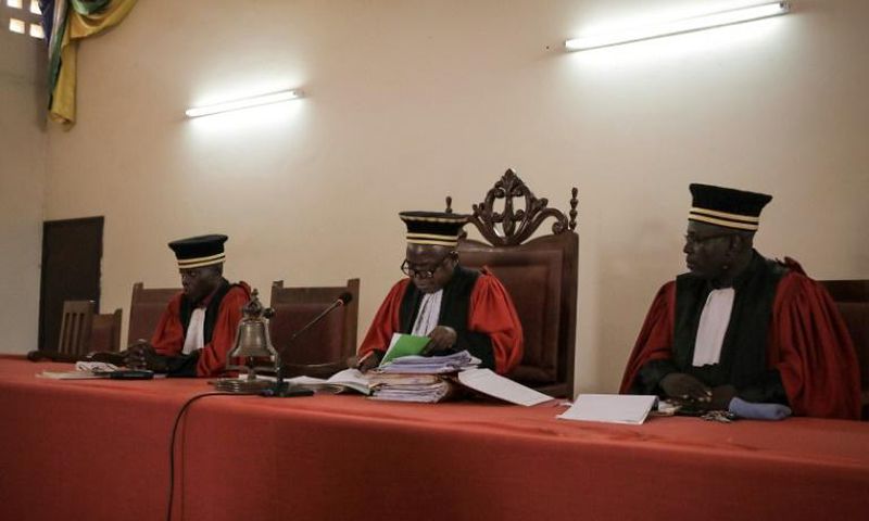 Thirty-one militiamen went on trial for a massacre in 2017 that left dozens dead including 10 UN peacekeepers, according to UN figures