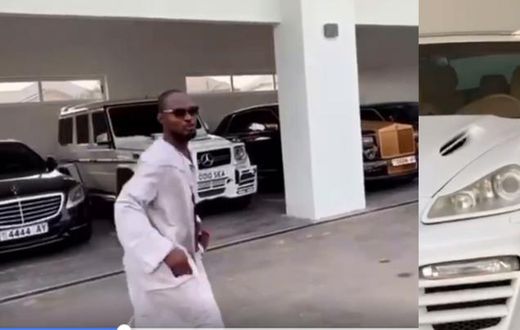 Funny Face picks car of his choice at Adebayor’s house; see the car he chose