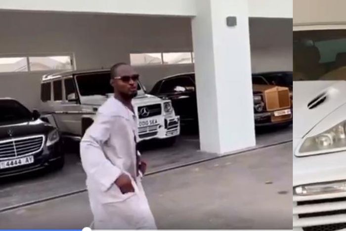 Funny Face picks car of his choice at Adebayor’s house; see the car he chose