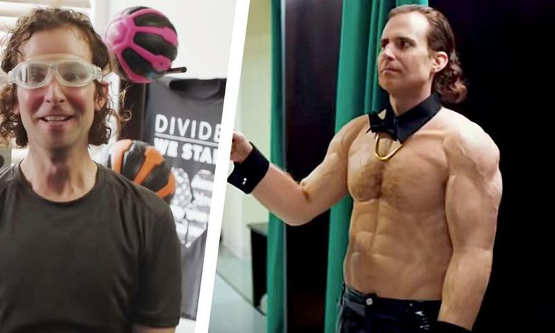 This Hilarious Transformation Sketch Has Muscle