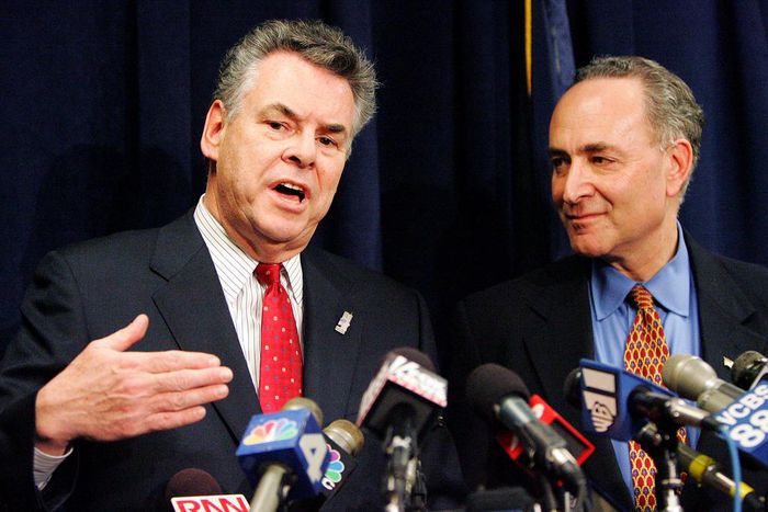 After Schumer Praised Retiring Rep. King, Some Democrats Jeered