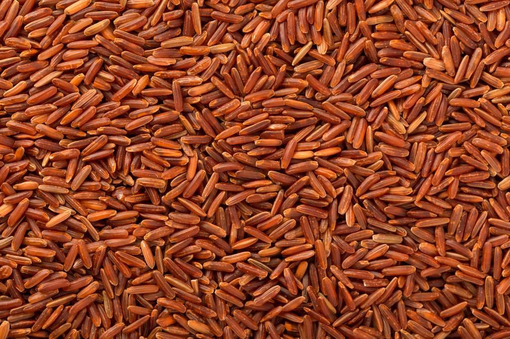 Texture of red rice