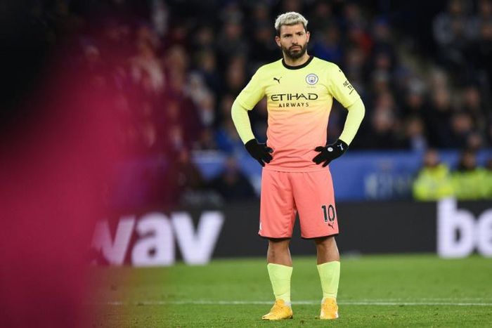 Sergio Aguero failed to convert a penalty as Manchester City drew 0-0 with Leicester