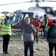 Helicopters were sent out on Saturday to rescue about 200 people stranded around Annapurna and other nearby mountains after the incident