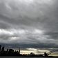 Storm clouds over Sydney Harbour gave some relief  after weeks of intense bushfires